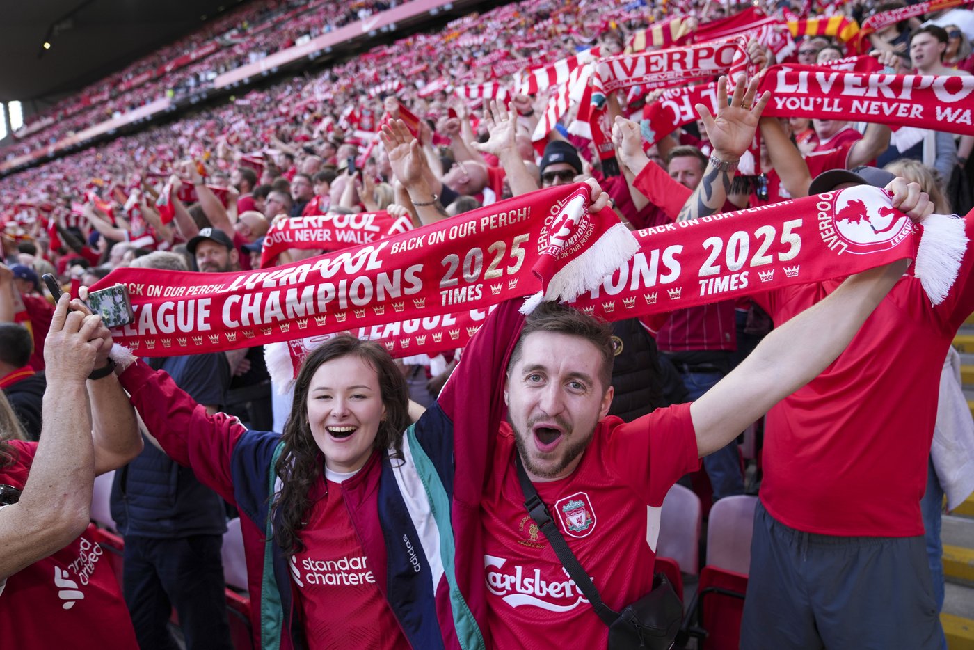 PHOTO COLLECTION: Liverpool Clinch Premier League Title | iNFOnews.ca