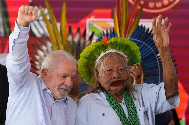 Brazil's Indigenous leader Raoni backs Lula despite protesting against railway in the Amazon | iNFOnews.ca