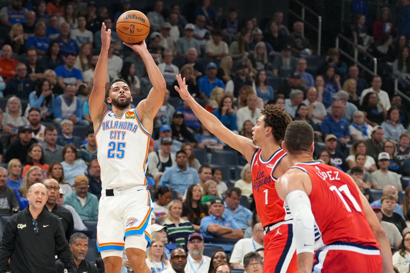 Thunder stay undefeated with a 108-101 victory over the Clippers | iNFOnews.ca