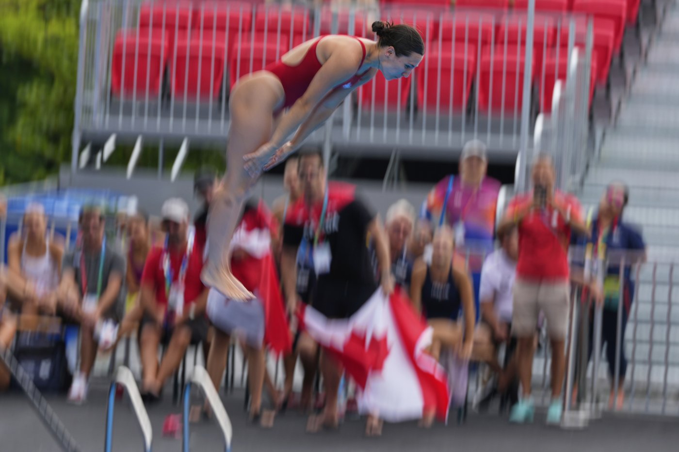 Montreal's Simone Leathead wins high-diving silver at World Aquatics Championship | iNFOnews.ca