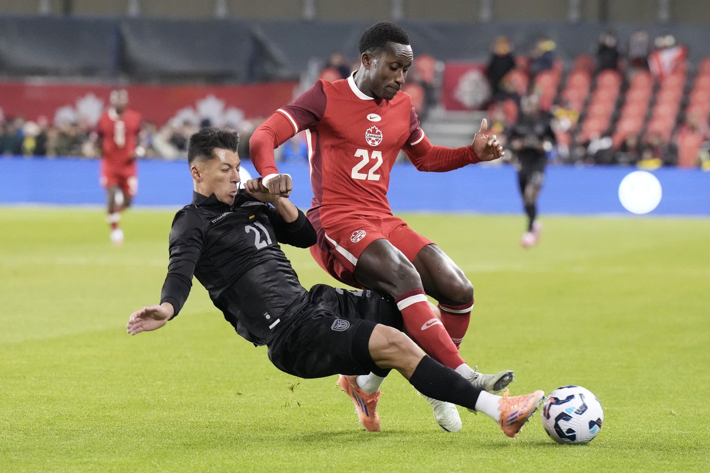 Ahmed sent off, Canada holds on for scoreless draw with Ecuador in soccer friendly | iNFOnews.ca