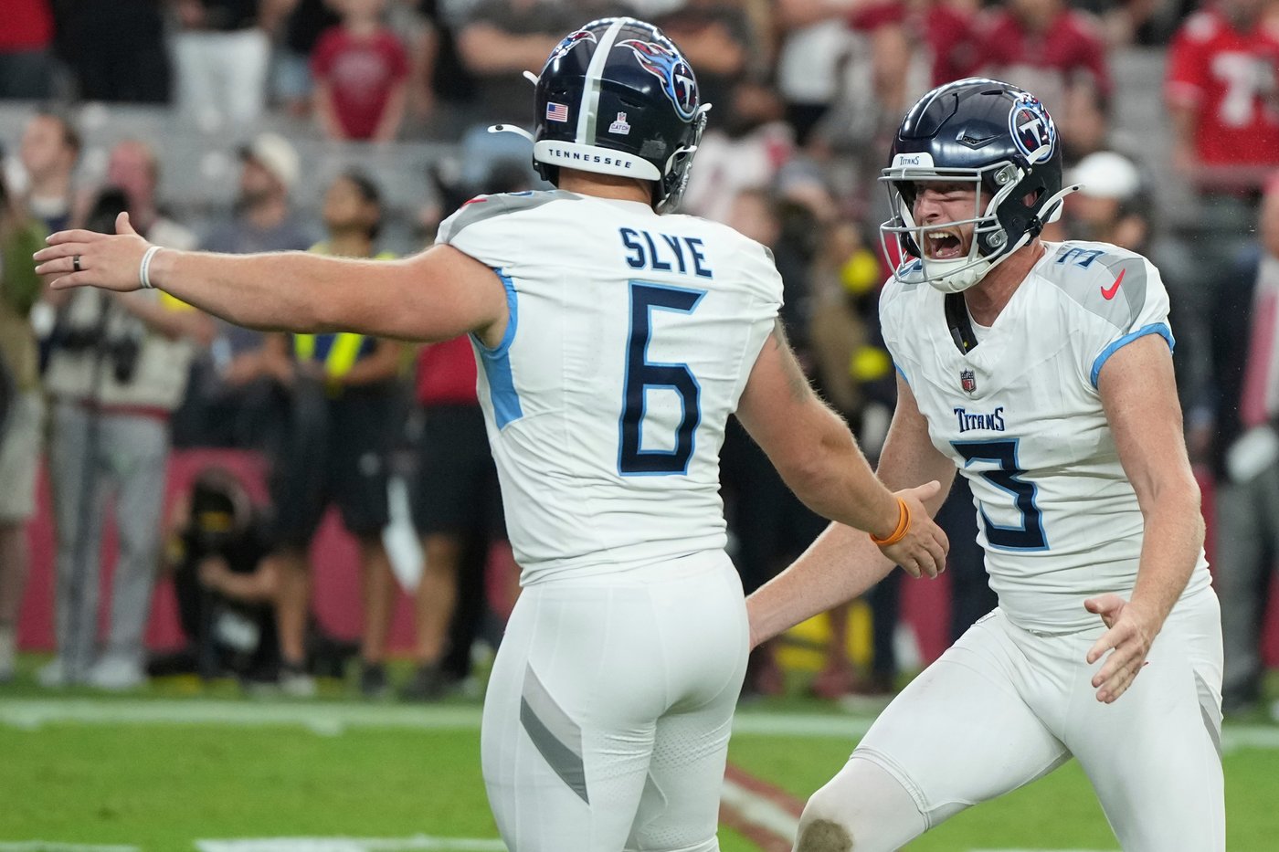 Titans kicker Joey Slye out with calf injury after making winning field goal last week | iNFOnews.ca