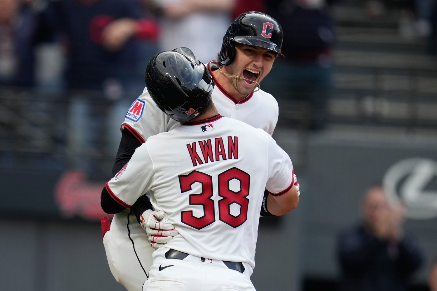 Guardians' Chase DeLauter continues hot start with 3 hits and 2-run homer in home opener | iNFOnews.ca Guardians' Chase DeLauter continues hot start with 3 hits and 2-run homer in home opener | iNFOnews.ca