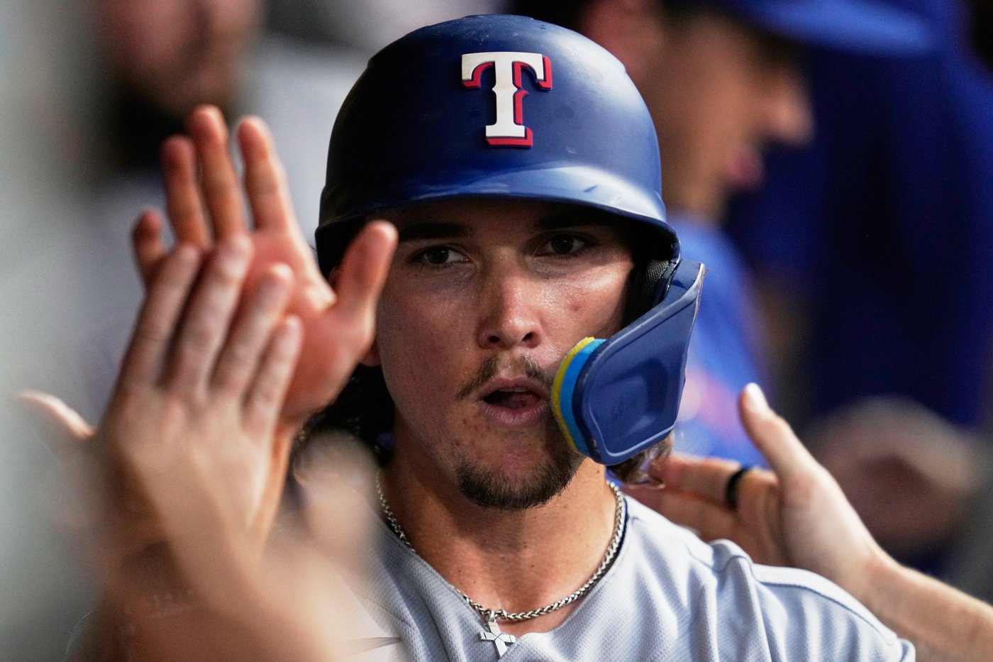 Cameron Cauley makes splash in big league debut as Rangers top Guardians 6-3 for 5th straight win | iNFOnews.ca