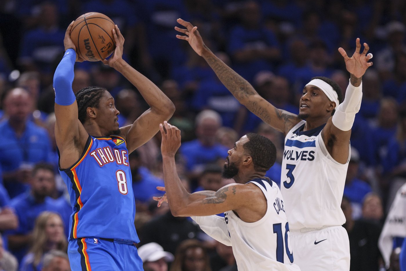 Timberwolves come home in a big hole dug by the relentless Thunder and their poise, precision | iNFOnews.ca
