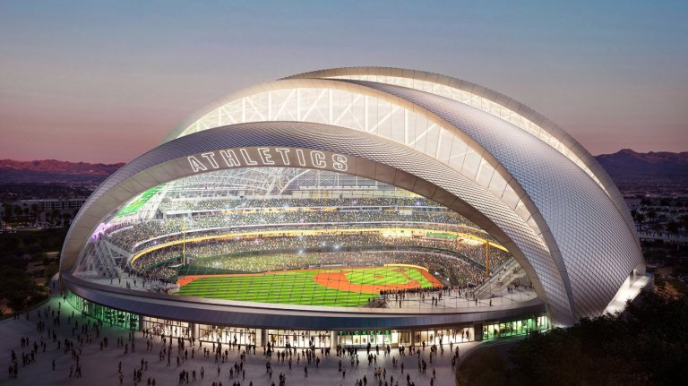 Athletics' $2 billion Las Vegas stadium on track for 2028 opening, officials say | iNFOnews.ca