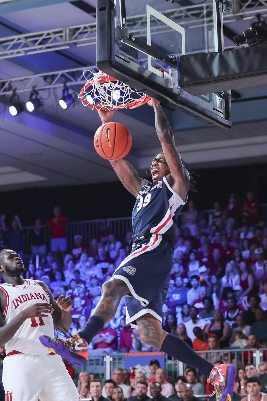 No. 3 Gonzaga bounces back from loss, swamps No. 14 Indiana 89-73 behind Nembhard double-double | iNFOnews.ca