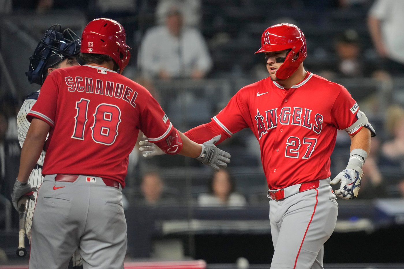 Mike Trout vs. Aaron Judge turns into starry slugfest of 3-time MVPs as Yankees edge Angels 11-10 | iNFOnews.ca Mike Trout vs. Aaron Judge turns into starry slugfest of 3-time MVPs as Yankees edge Angels 11-10 | iNFOnews.ca