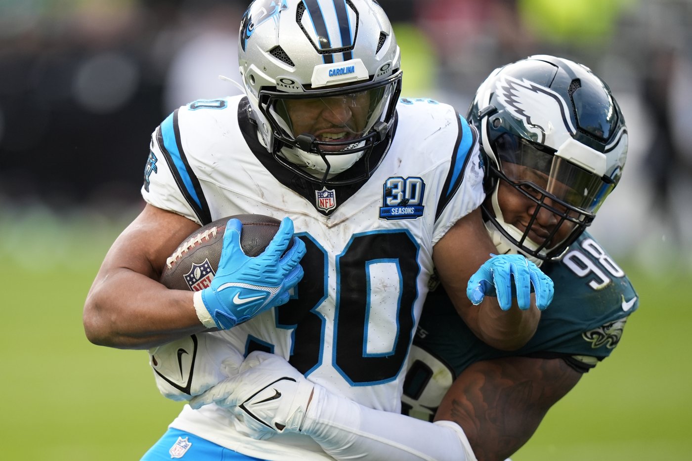 Panthers lose rookie RB Jonathon Brooks for the season to a torn ACL; same knee he injured at Texas | iNFOnews.ca Panthers lose rookie RB Jonathon Brooks for the season to a torn ACL; same knee he injured at Texas | iNFOnews.ca