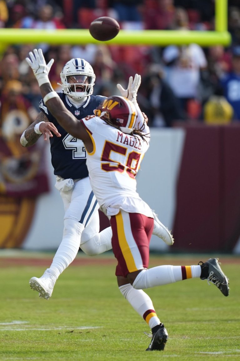 Dak Prescott throws for 307 yards and 2 TDs to lead Cowboys past skidding Commanders 30-23 | iNFOnews.ca