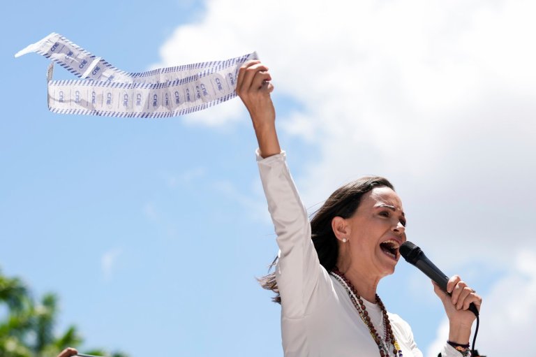 Photos of Venezuelan opposition leader María Corina Machado who has won the Nobel Peace Prize | iNFOnews.ca