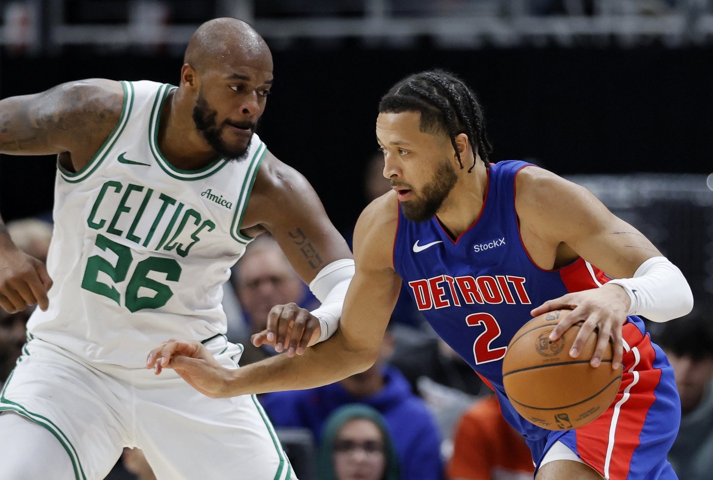 Tatum scores 37 points and Celtics hold to beat stubborn Pistons 124-118 | iNFOnews.ca