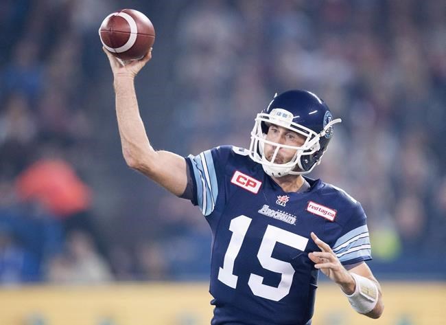 Argos quarterback Ray says he's throwing the ball pain-free this off-season | iNFOnews.ca
