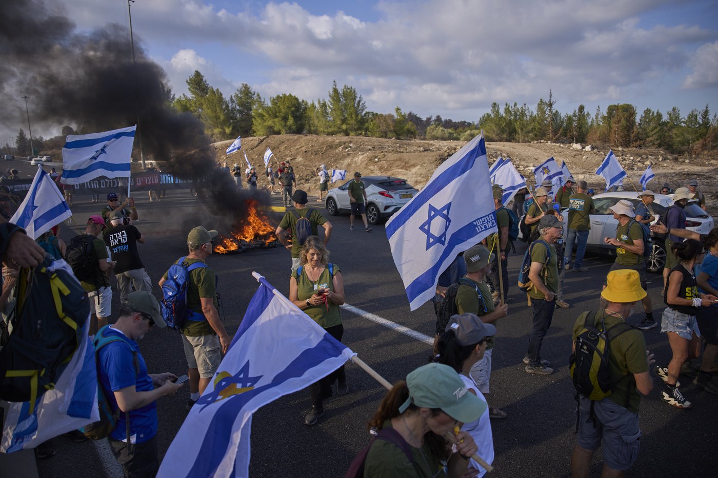 Israel's growing frustration over the war in Gaza erupts in nationwide protests | iNFOnews.ca