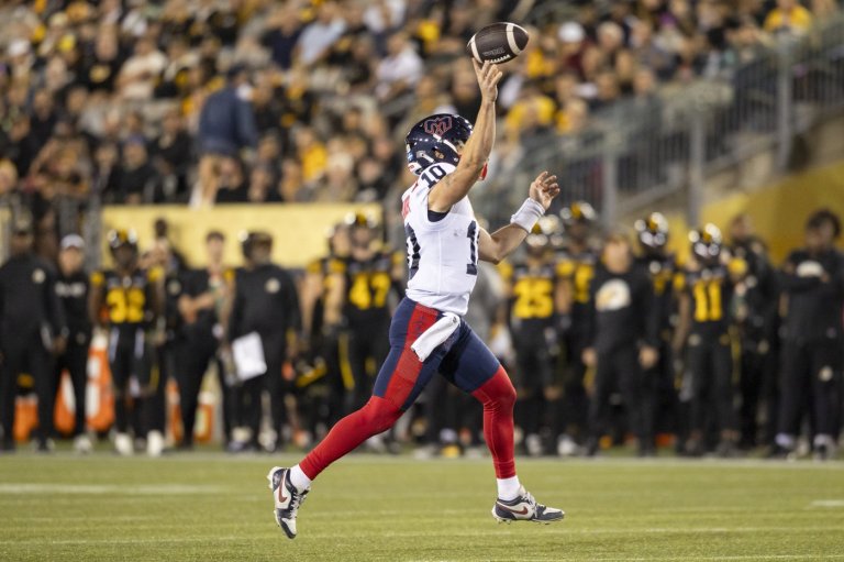 Davis Alexander leads Montreal Alouettes to 37-25 road win over Hamilton Tiger-Cats | iNFOnews.ca
