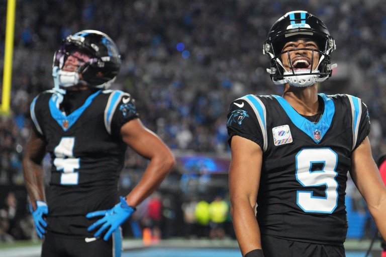 Bryce Young and Tetairoa McMillan connect for 2 TDs to lead Panthers past Lions 32-26 | iNFOnews.ca