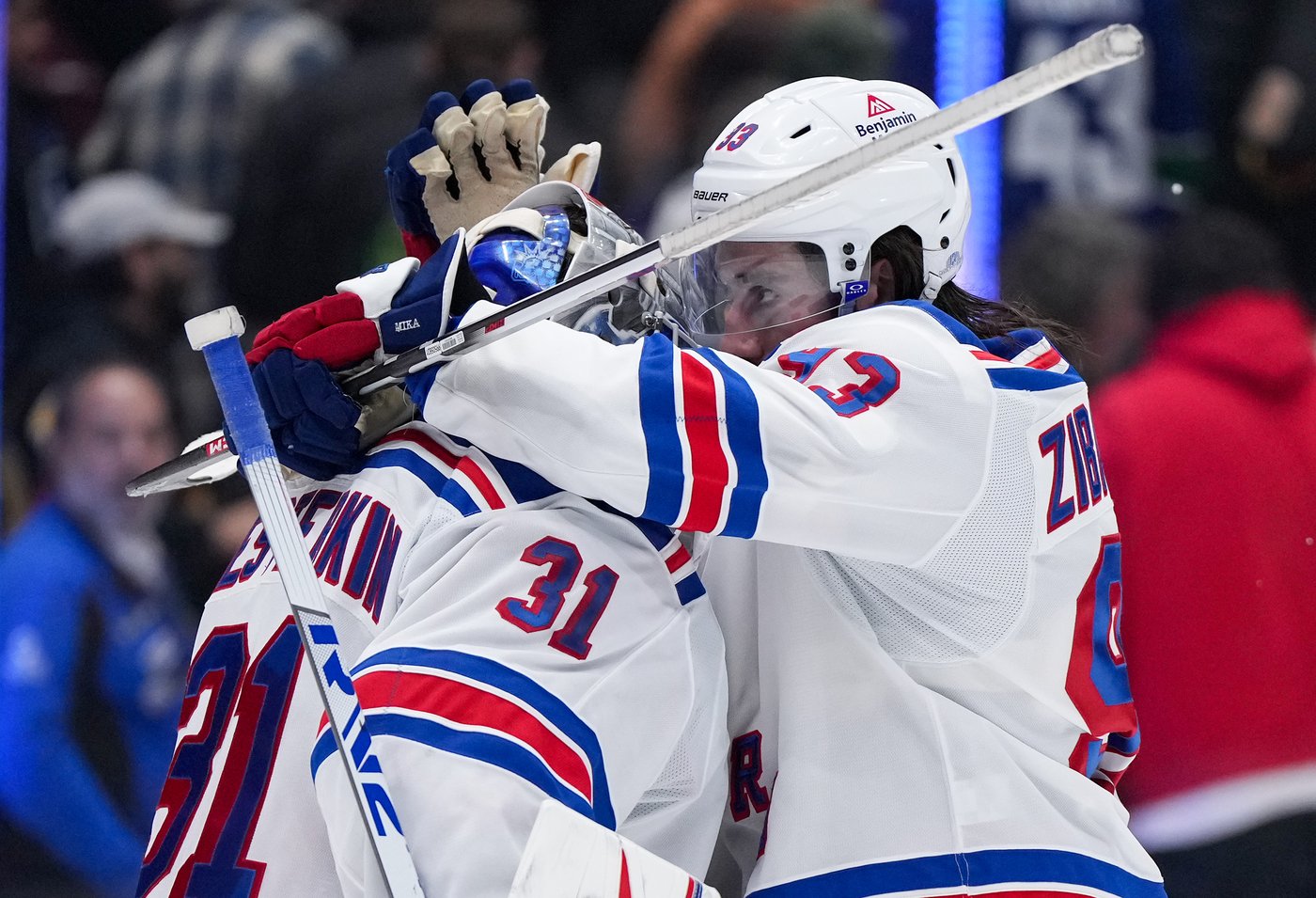 Zibanejad puts up two points as New York Rangers top Vancouver Canucks 4-3 | iNFOnews.ca