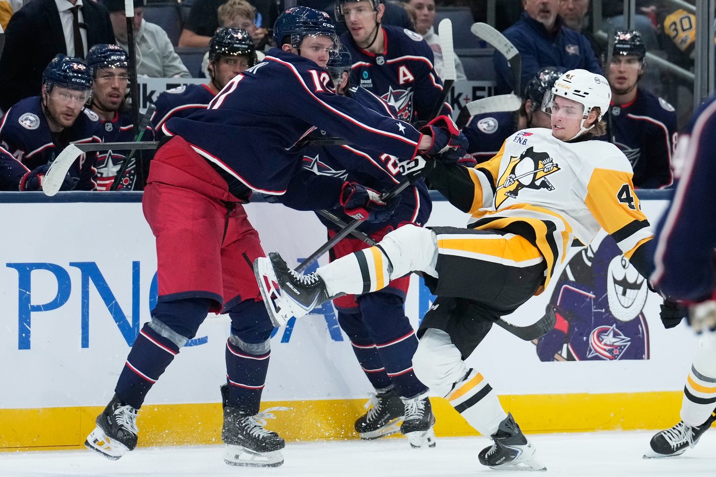Kent Johnson scores lone goal in shootout to give Blue Jackets 3-2 win over Penguins | iNFOnews.ca Kent Johnson scores lone goal in shootout to give Blue Jackets 3-2 win over Penguins | iNFOnews.ca