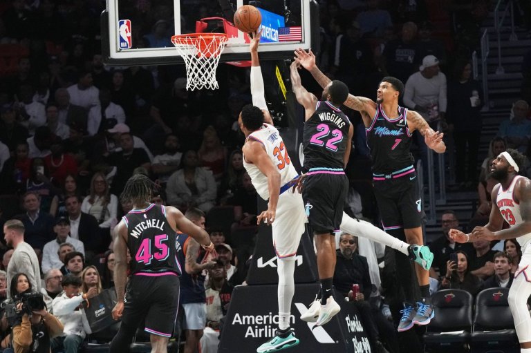 Heat survive frantic rally at the buzzer to edge the Knicks 116-114 | iNFOnews.ca
