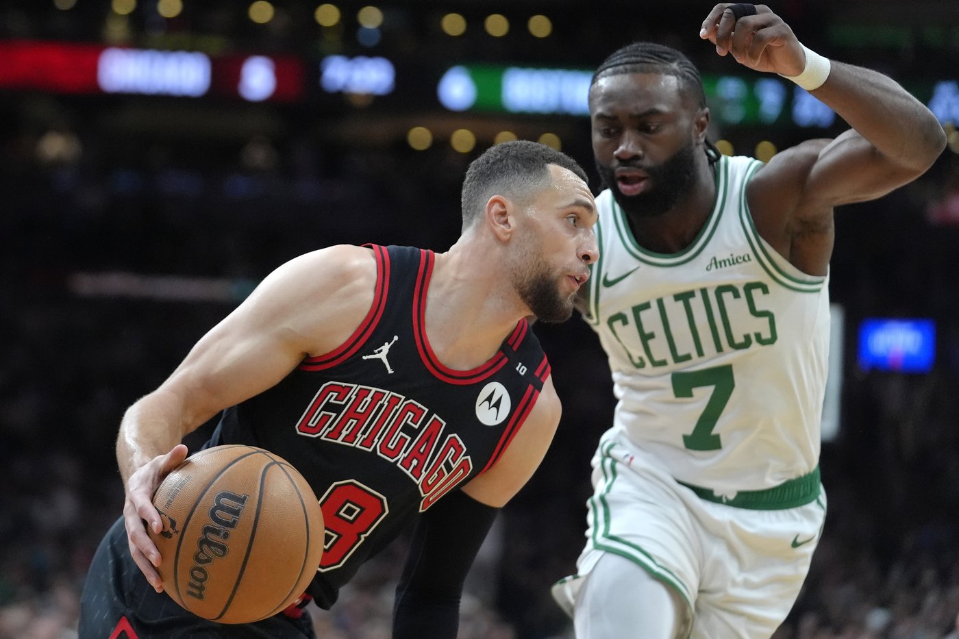 Zach LaVine scores season-high 36 points to help the Bulls hold off the Celtics 117-108 | iNFOnews.ca