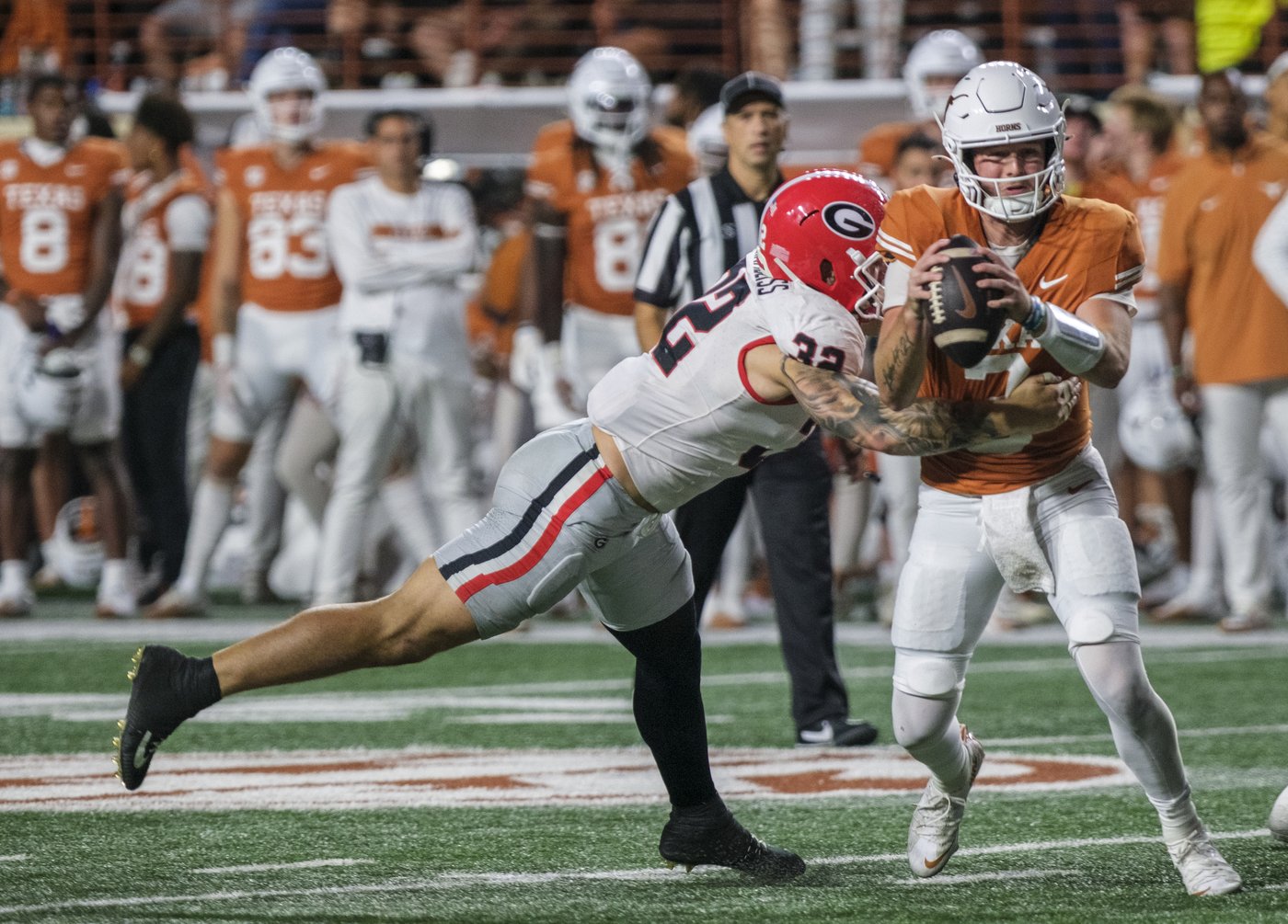 Texas still believes in Ewers as starting QB after rough loss to Georgia, Sarkisian says | iNFOnews.ca Texas still believes in Ewers as starting QB after rough loss to Georgia, Sarkisian says | iNFOnews.ca