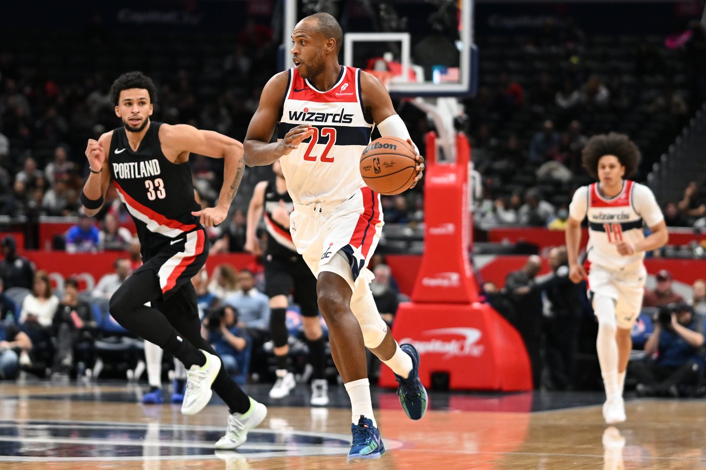 Sarr's big night helps the Wizards snap a 9-game skid with a 115-111 win over Portland | iNFOnews.ca Sarr's big night helps the Wizards snap a 9-game skid with a 115-111 win over Portland | iNFOnews.ca