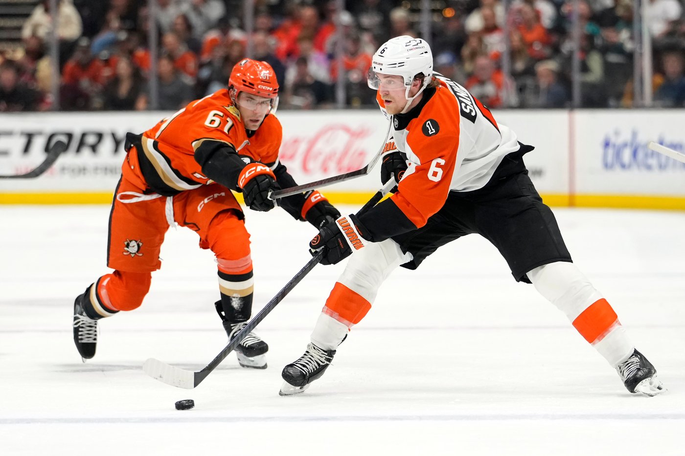 Noah Cates scores on an OT deflection to lift the Flyers past the Ducks, 3-2 | iNFOnews.ca Noah Cates scores on an OT deflection to lift the Flyers past the Ducks, 3-2 | iNFOnews.ca