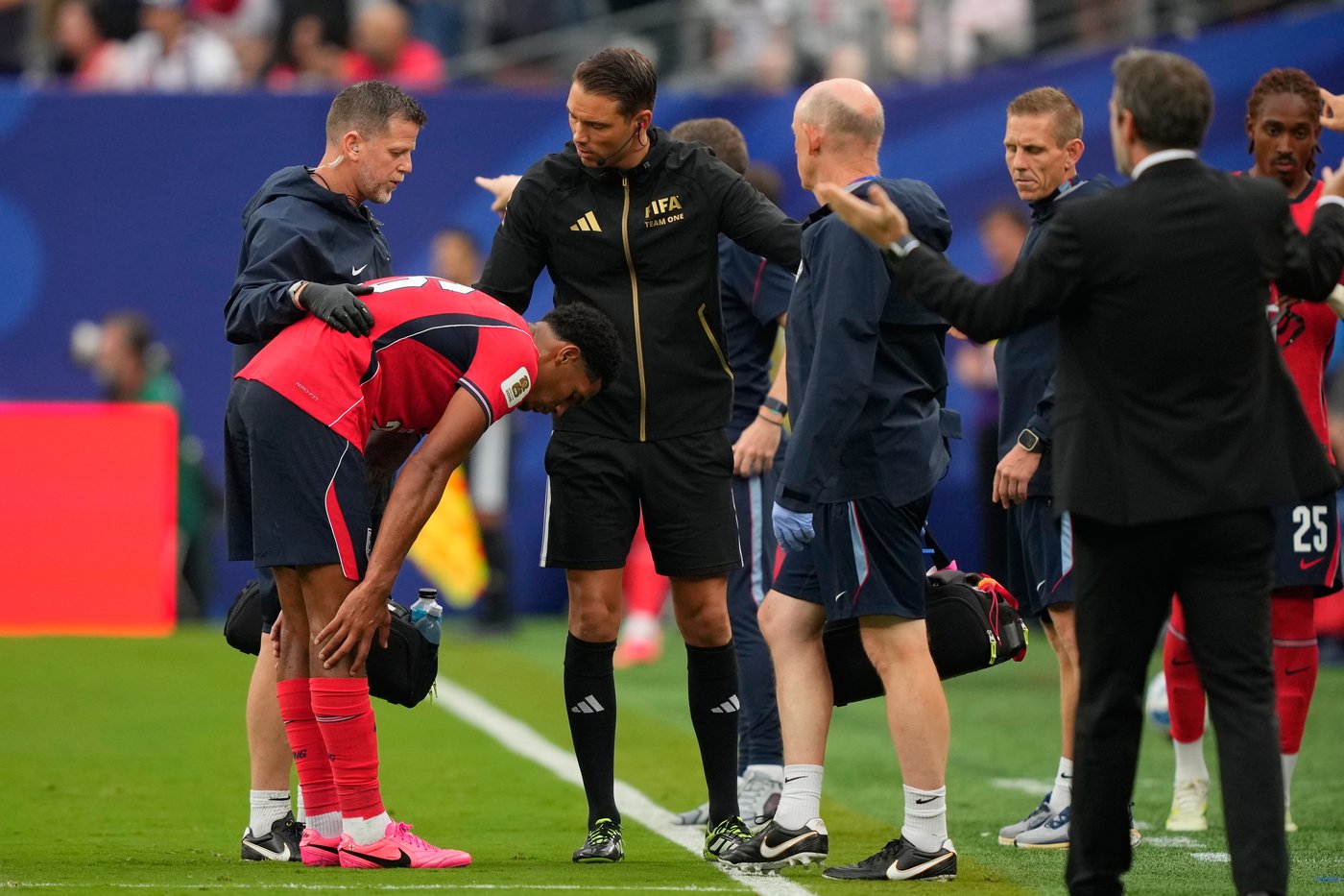 Another right back down for England at the World Cup as Jarell Quansah exits with ankle injury | iNFOnews.ca