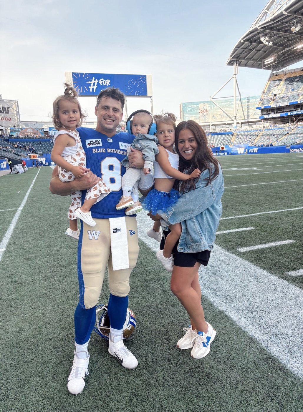 Family of Bombers QB Zach Collaros finds balance between football and home life | iNFOnews.ca
