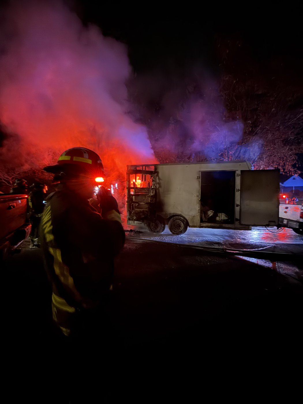 Fire crews save house after explosion, fire in West Kelowna | iNFOnews.ca