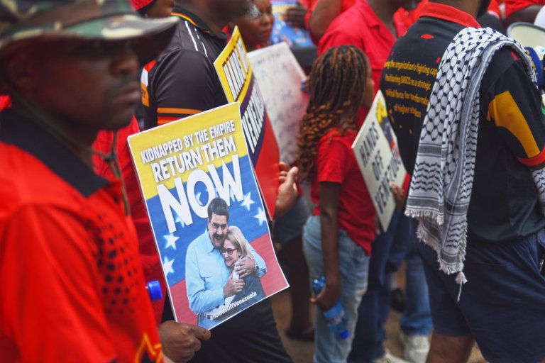Protesters in South Africa condemn US intervention in Venezuela, call for Maduro's release | iNFOnews.ca