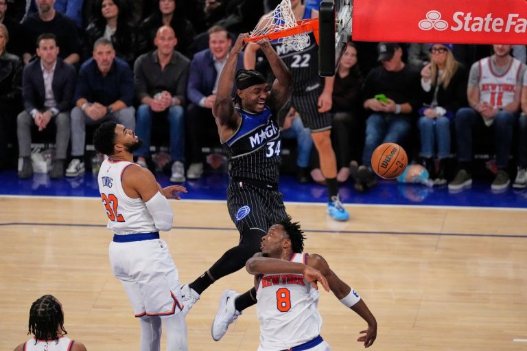Magic snap Knicks' five-game win streak, hand them their first home loss with a 124-107 victory | iNFOnews.ca