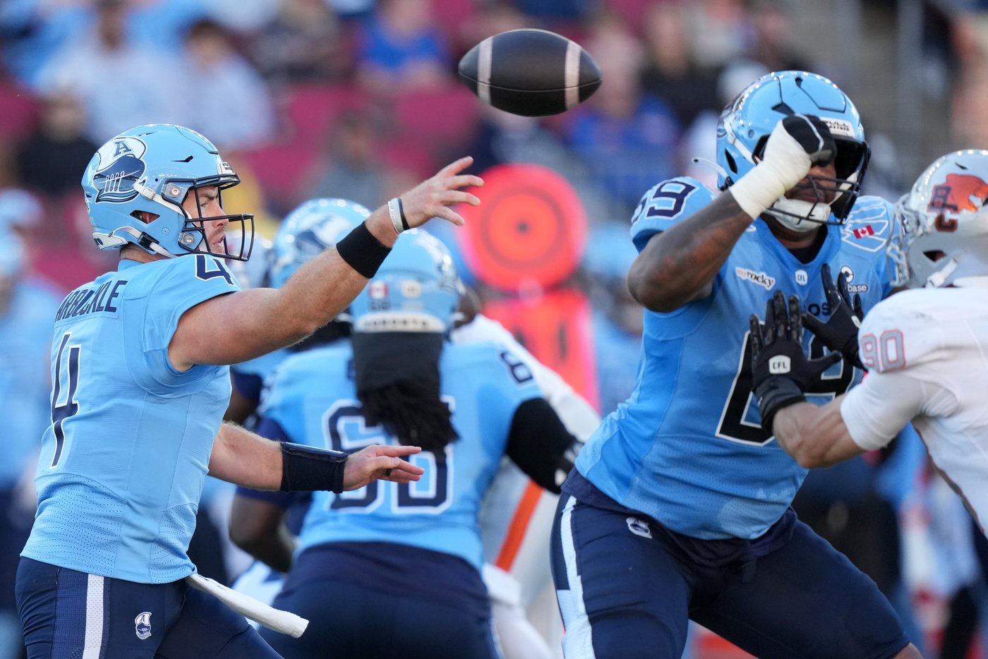 Whyte boots club-record eight field goals to earn Lions 24-17 win over Argonauts | iNFOnews.ca