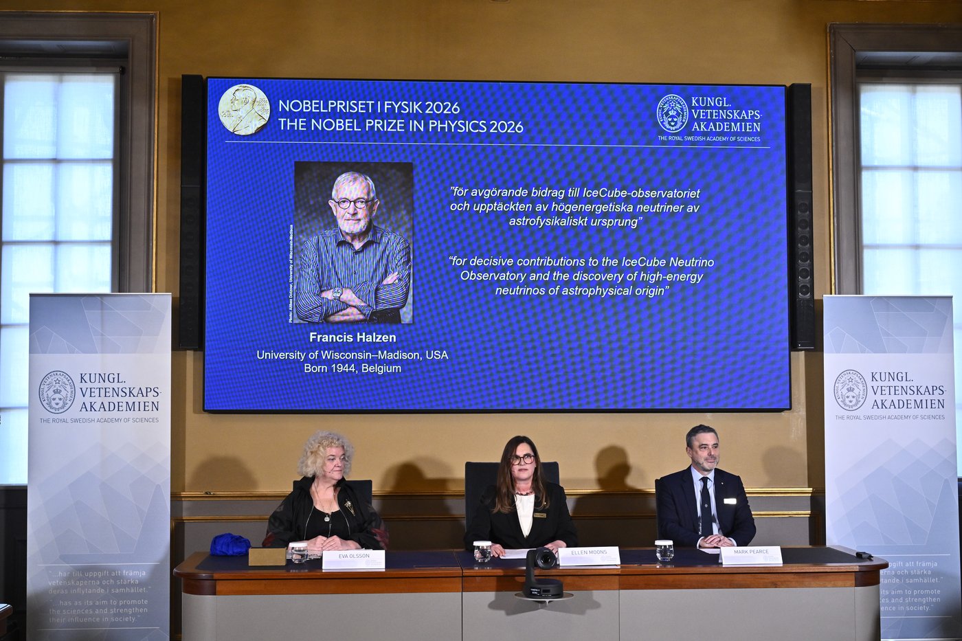 Scientist who hunts mysterious ghost particles in the Antarctic ice wins Nobel Prize for physics | iNFOnews.ca
