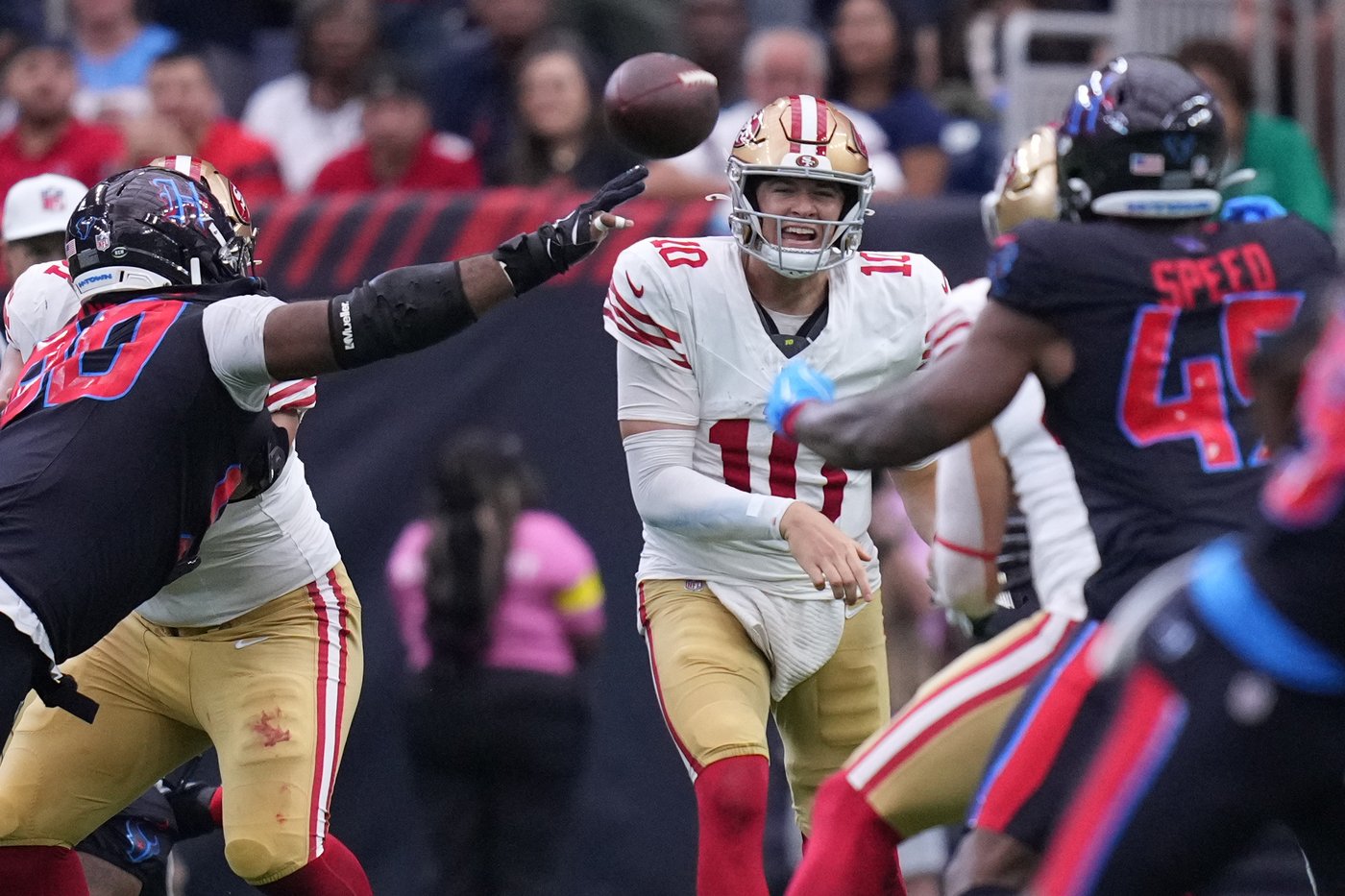 Slow start dooms San Francisco in 26-15 loss to Texans | iNFOnews.ca