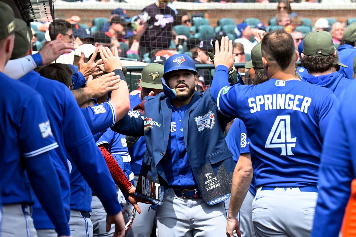 Daulton Varsho drives in the go-ahead run in the 10th as the Blue Jays beat the Tigers 2-1 | iNFOnews.ca