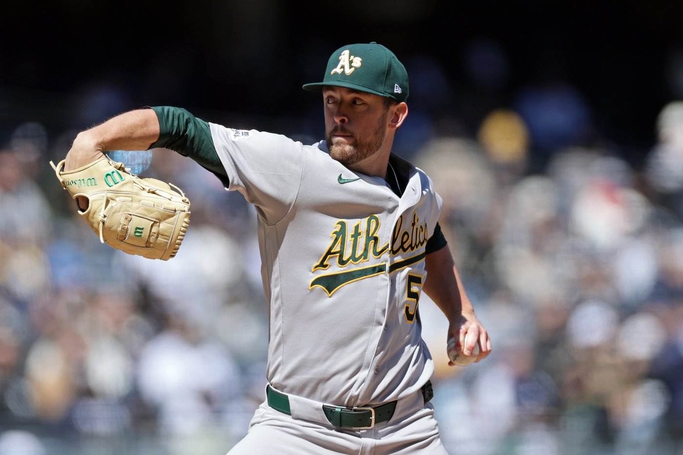 A's lefty Jeffrey Springs loses a no-hit bid in the seventh inning against the Yankees | iNFOnews.ca