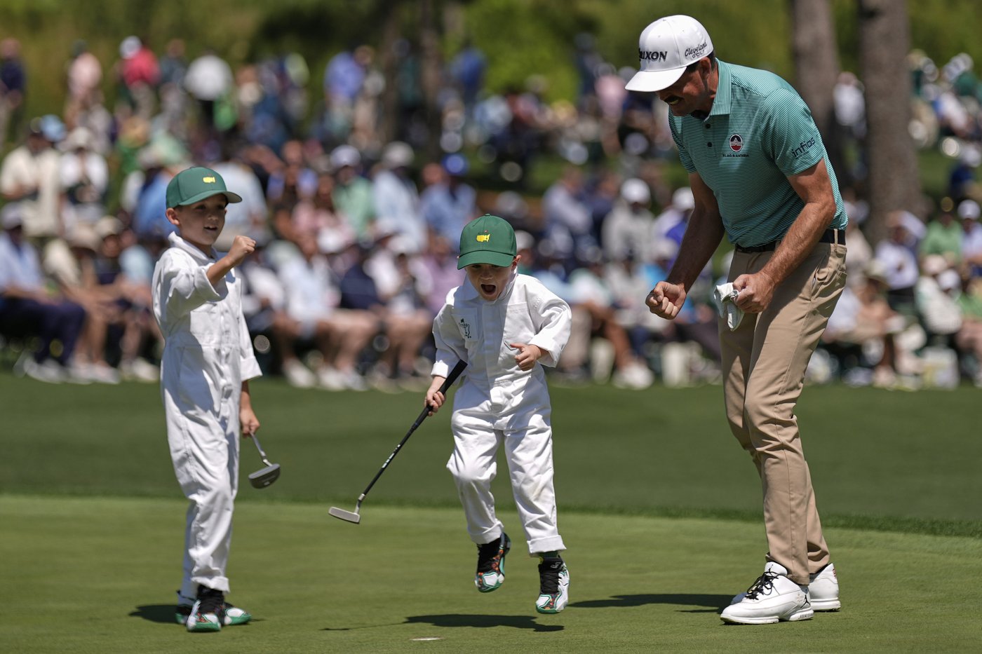 Jordan Spieth's 3-year-old son and 89-year-old Gary Player make memories at Masters Par 3 Contest | iNFOnews.ca