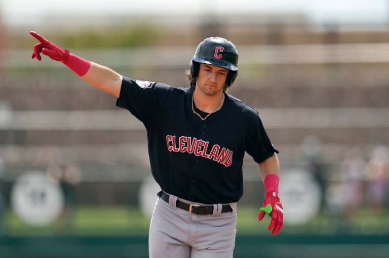 Chase DeLauter could make debut in postseason, included on Guardians Wild Card Series roster | iNFOnews.ca