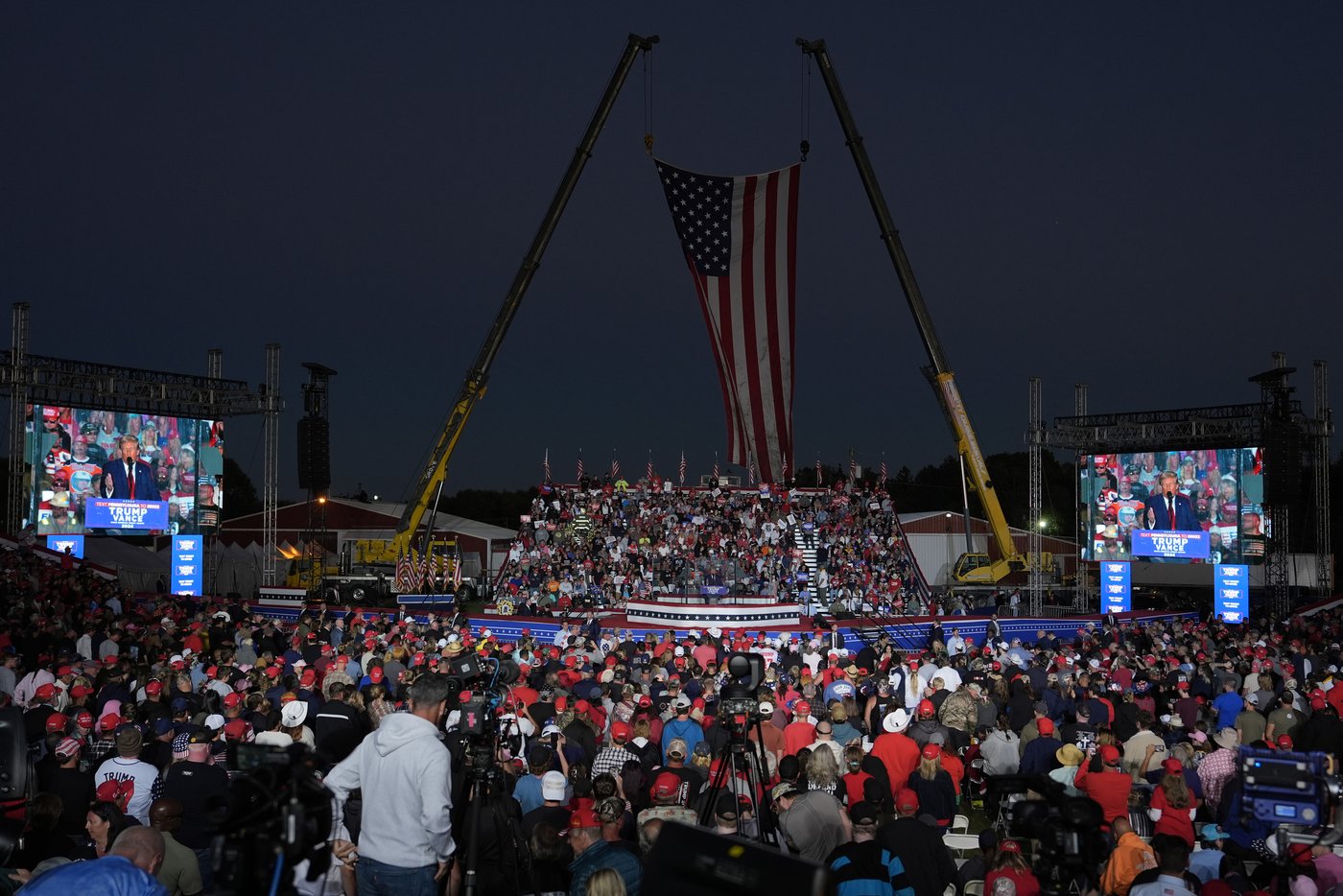 Trump urges his supporters to deliver victory in his return to scene of first assassination attempt | iNFOnews.ca