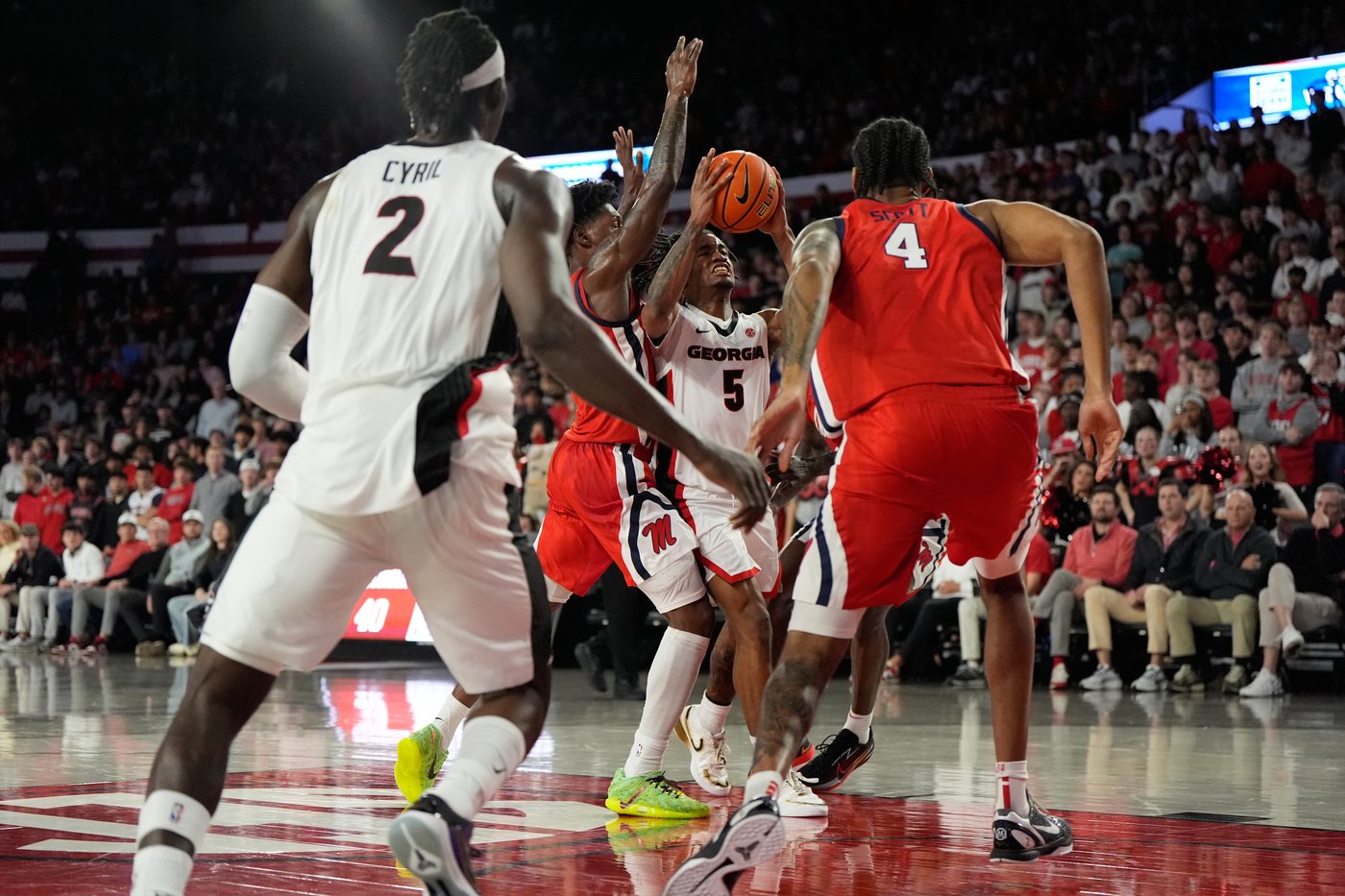 Pinkins sinks follow-up shot with 1 second left in OT to lift Ole Miss past No. 21 Georgia, 97-95 | iNFOnews.ca