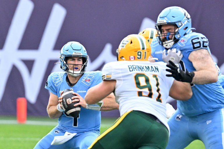 Quarterbacks Kelly, Arbuckle both absent from Argos practice | iNFOnews.ca