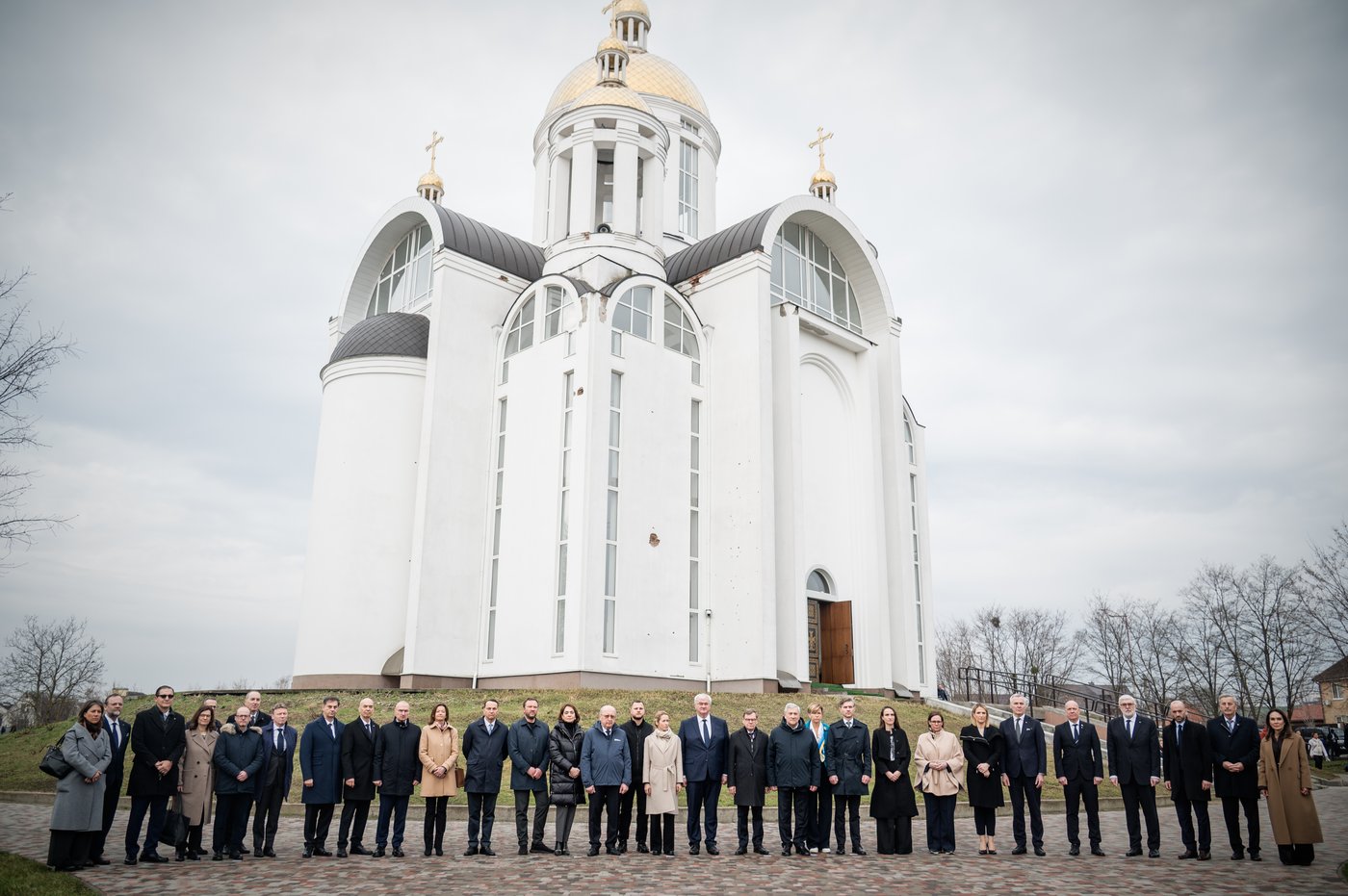 European ministers in Ukraine for Bucha atrocities anniversary as drones hammer Russian oil ports | iNFOnews.ca
