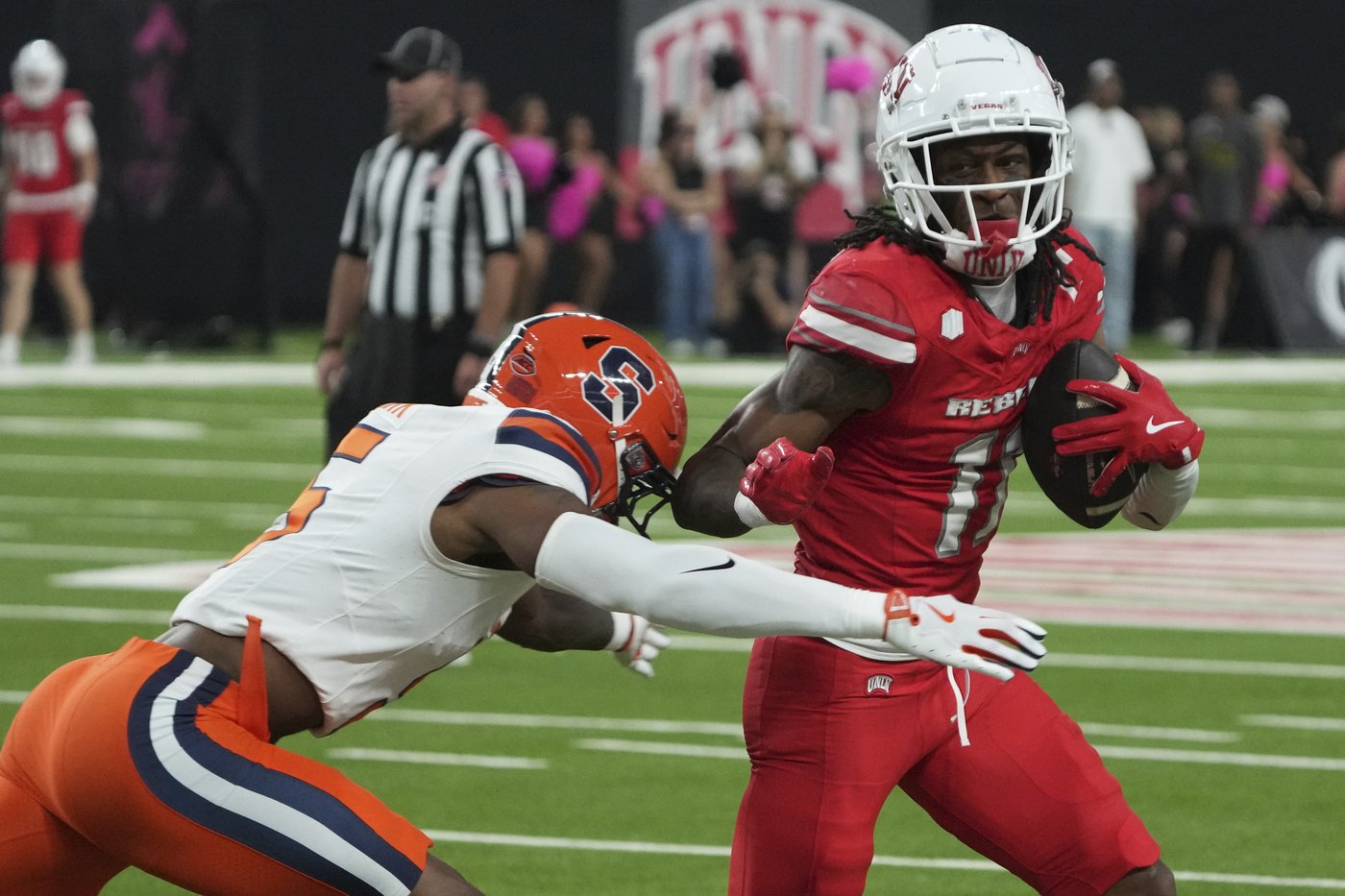 Syracuse rallies to force overtime and beat No. 25 UNLV 44-41, spoiling Rebels' poll debut | iNFOnews.ca Syracuse rallies to force overtime and beat No. 25 UNLV 44-41, spoiling Rebels' poll debut | iNFOnews.ca