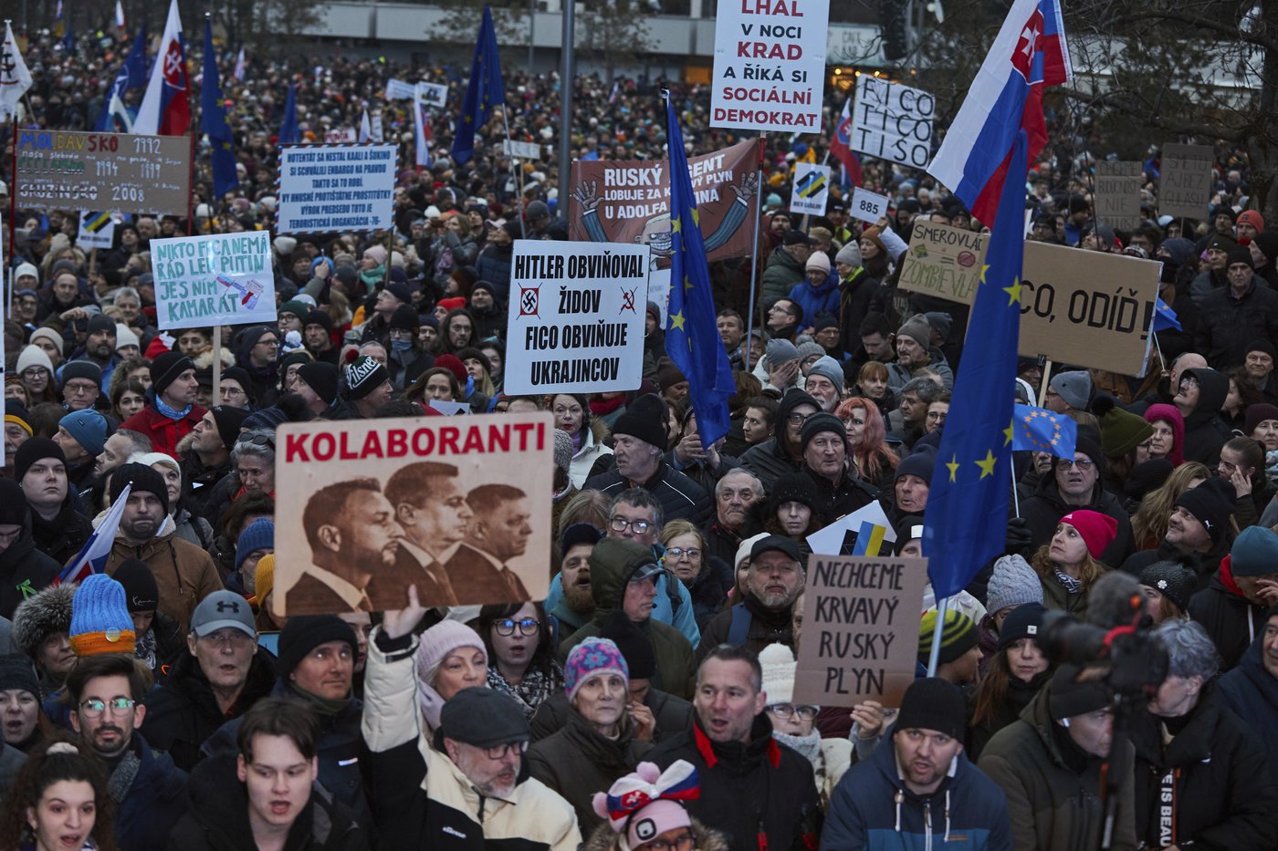 Slovakia protesters call on Fico to resign over government's pro-Russia policy shift | iNFOnews.ca Slovakia protesters call on Fico to resign over government's pro-Russia policy shift | iNFOnews.ca