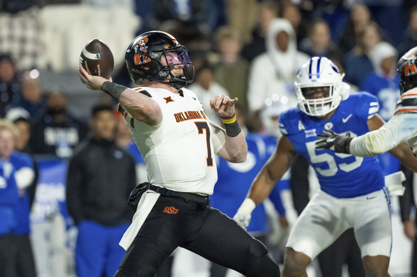 No. 13 BYU outlasts Oklahoma State to remain undefeated, winning 38-35 on TD with 10 seconds left | iNFOnews.ca