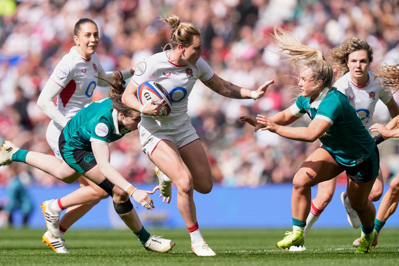 England beats Ireland in front of record Women's Six Nations crowd at Twickenham | iNFOnews.ca England beats Ireland in front of record Women's Six Nations crowd at Twickenham | iNFOnews.ca