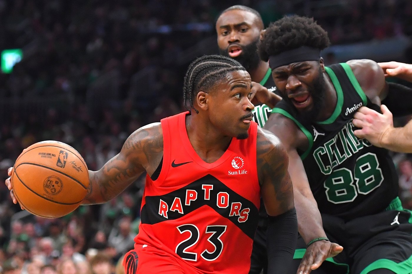 Second-year guard Jamal Shead model of consistency for playoff-bounce Toronto Raptors | iNFOnews.ca