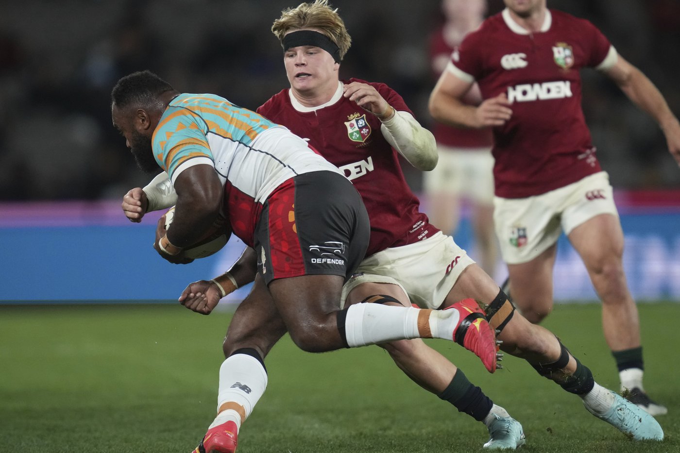 Lions hold off First Nations and Pasifika XV 24-19 in a rugged tour game in Australia | iNFOnews.ca