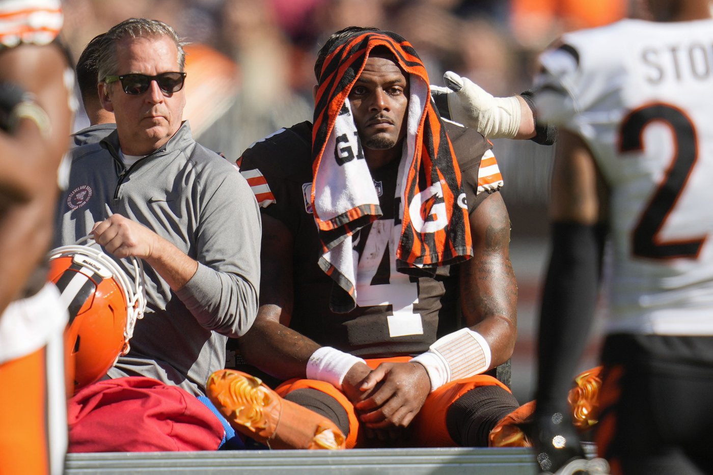 Browns QB Deshaun Watson reinjures Achilles, has surgery and will miss 'significant' time in 2025 | iNFOnews.ca